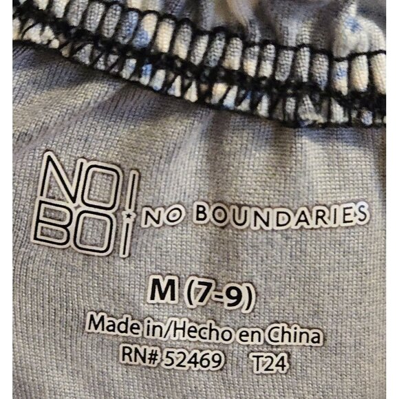 Junior Sundress M 7-9 Black Blue Floral Pullover Elastic Waist EUC - Picture 6 of 6